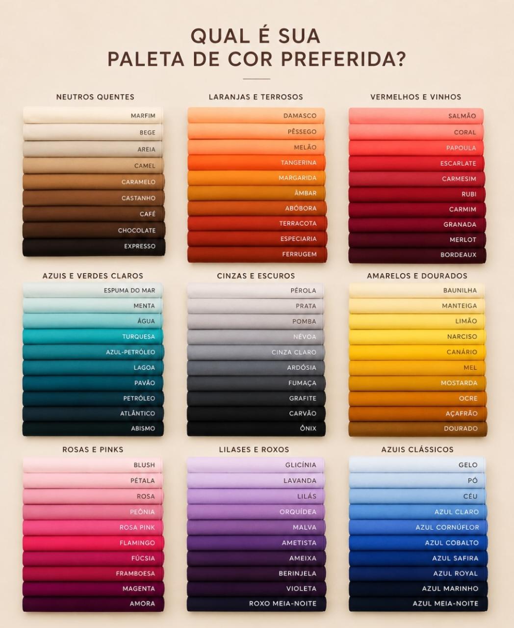 QUAL A SUA COR FAVORITA?