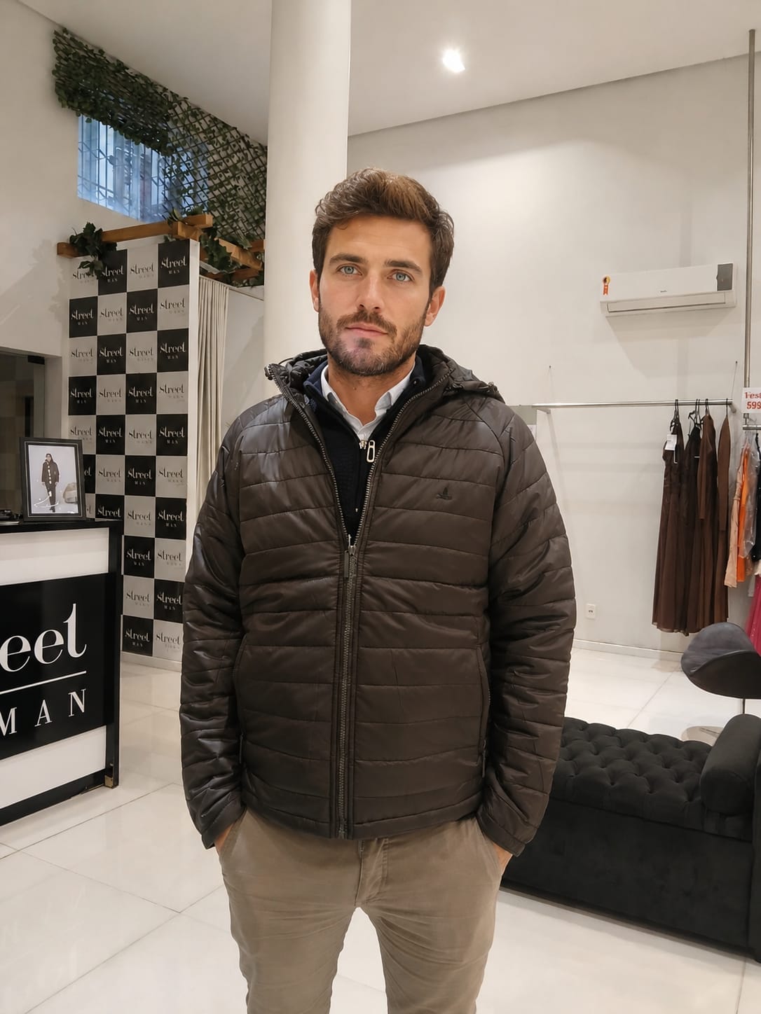 Jaqueta com capuz e sem capuz