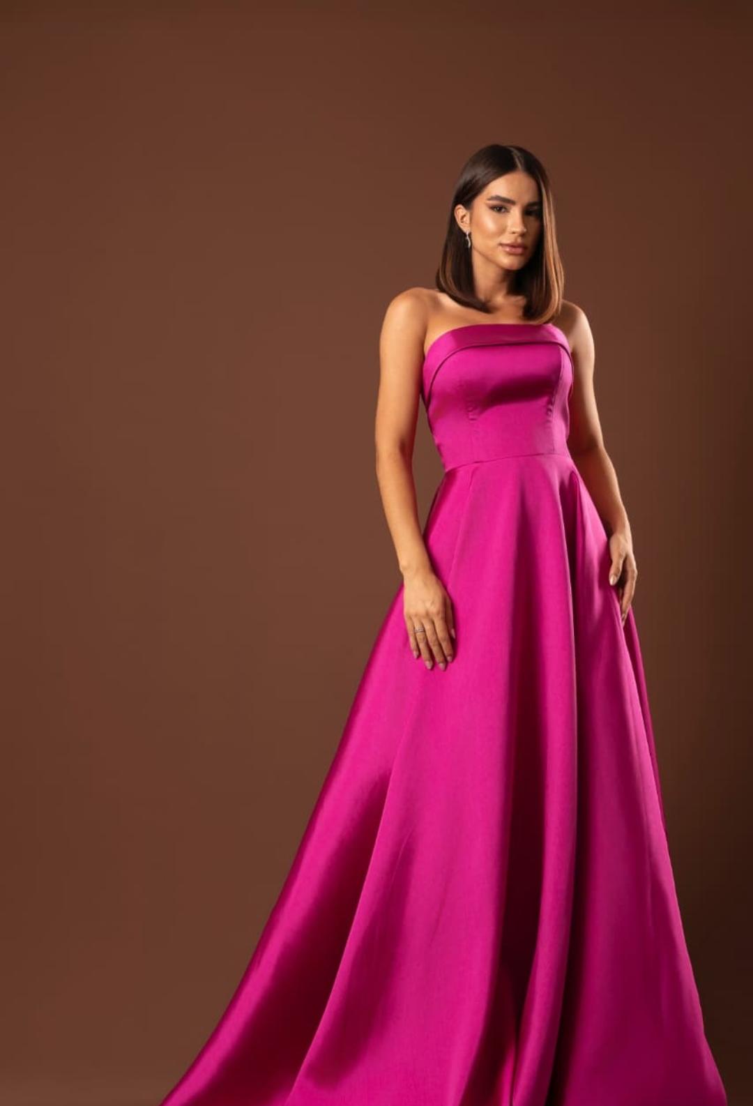 Vestido tomara-que-caia