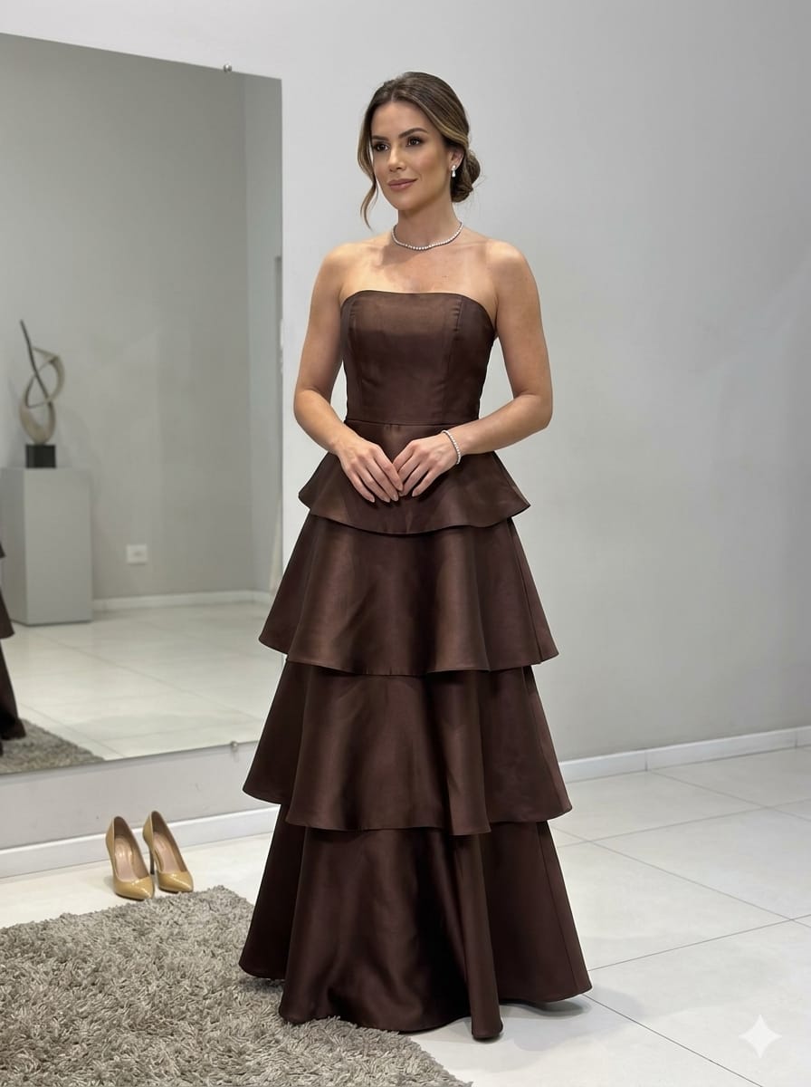 Vestido tomara-que-caia