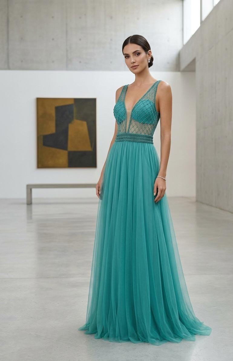 Vestido Bordado