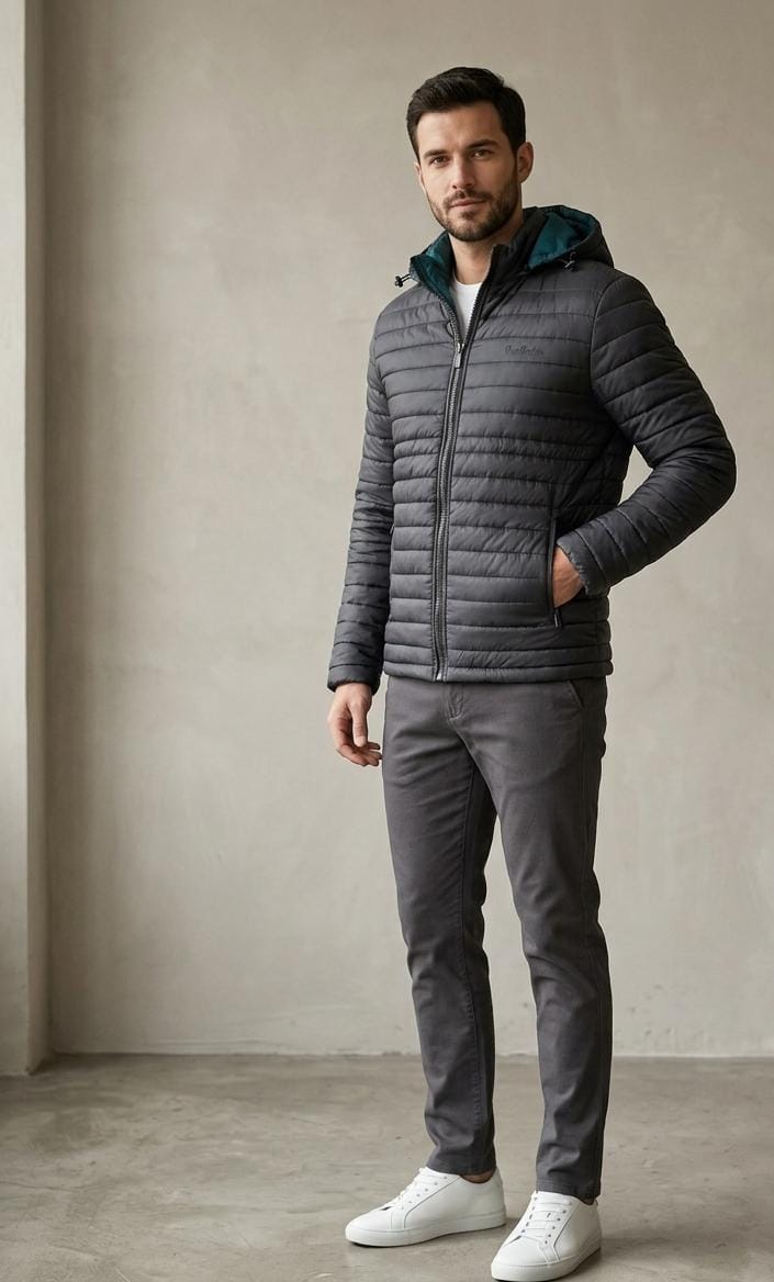 Jaqueta dupla Face