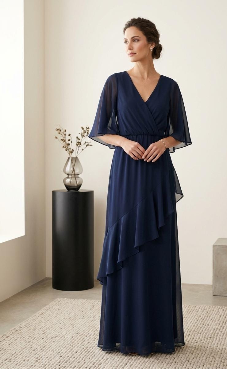 Vestido Saia Babado