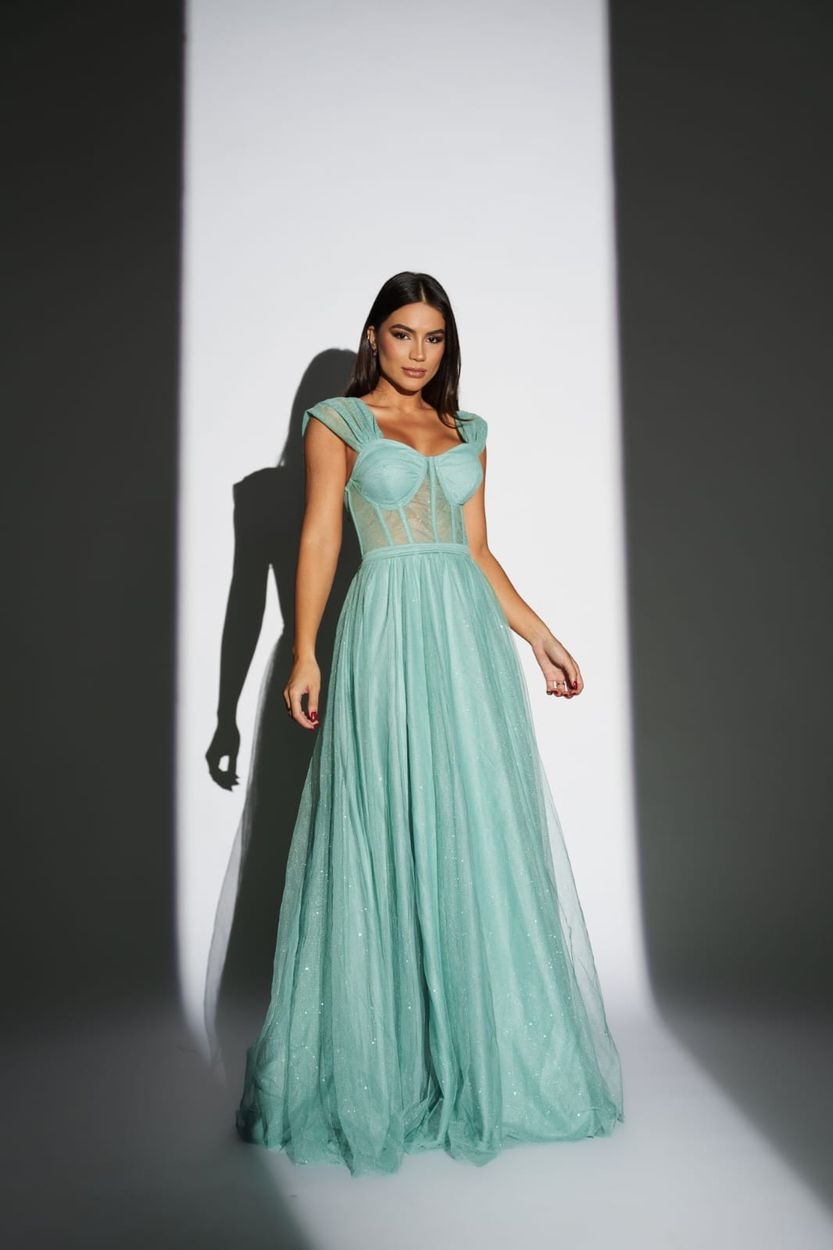 Vestido com Gliter
