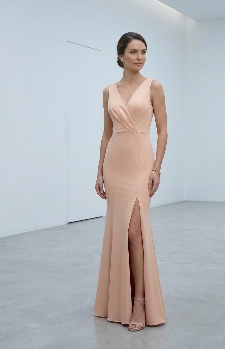Vestido Crepe 