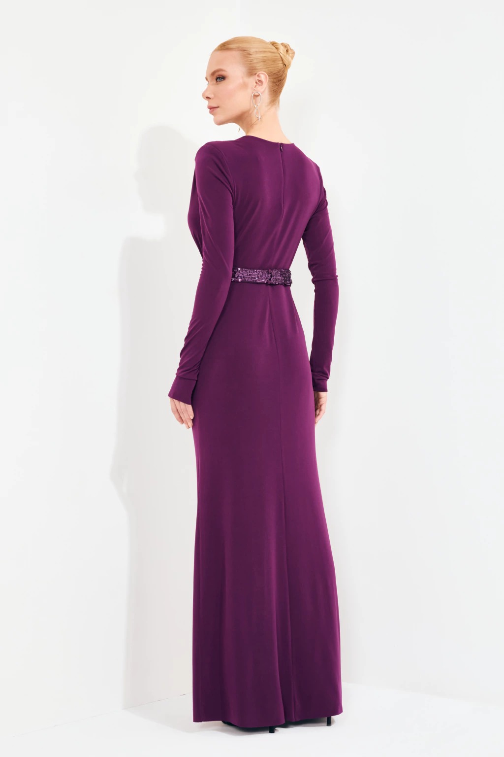 Vestido manga longa
