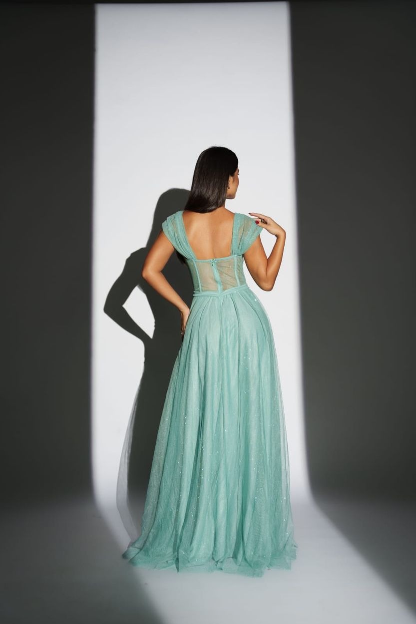 Vestido com Gliter