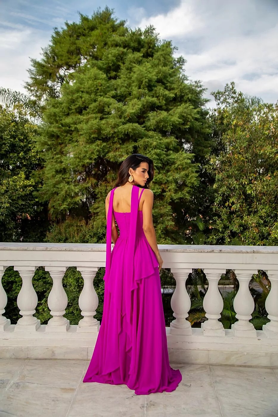 Vestido saia Camadas